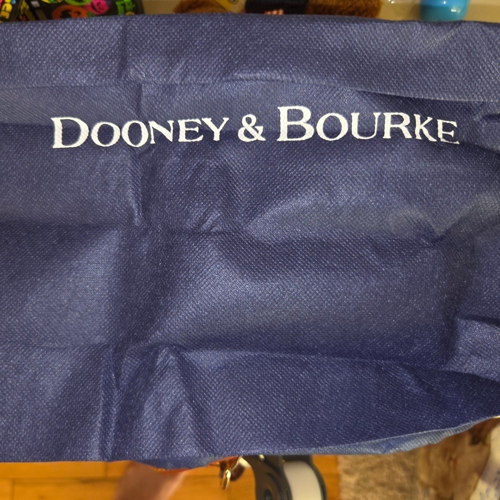 Dooney & Bourke Tote Womens Small Navy New Gretta Monogram Crossbody Shopper - Picture 10 of 14